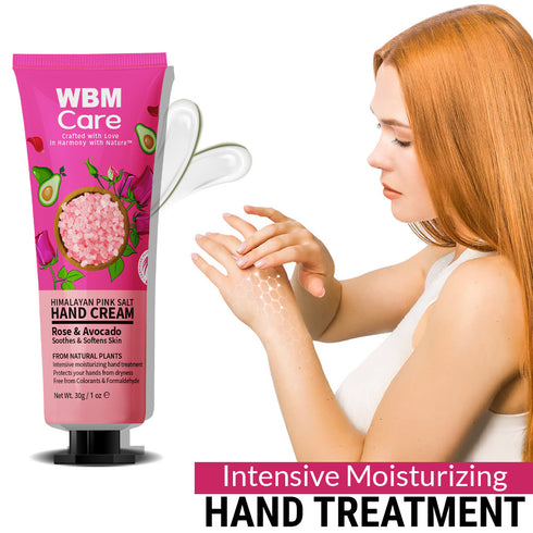 Hand Cream Rose & Avocado - 1.05 oz | WBM CARE